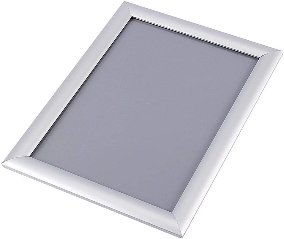 Klikframe A4 Posterhouder voor Wandmontage - Antireflectie PVC - Zilver