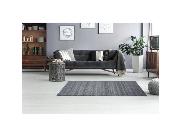 In-/Outdoorteppich Bodo Schwarz/Schwarz Webstoff 160 x 230cm
