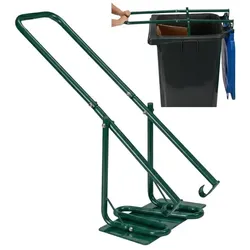 Relaxdays Müllpresse für die Mülltonne Grau