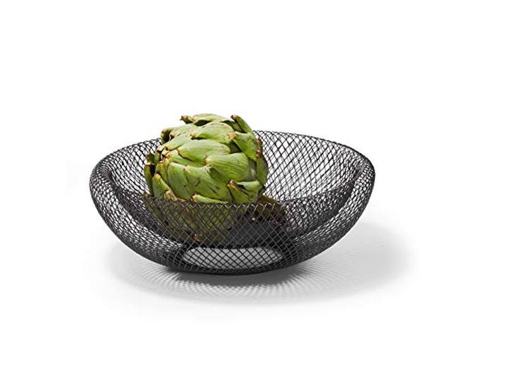 Philippi - Mesh schaal plat - decoratieve schaal met dubbelwandig vlechtwerk - de schaal maakt deel uit van de MESH serie