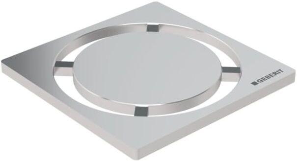 Geberit Designrost Circle 154311001 8 x 8 cm, für bodenebene Dusche