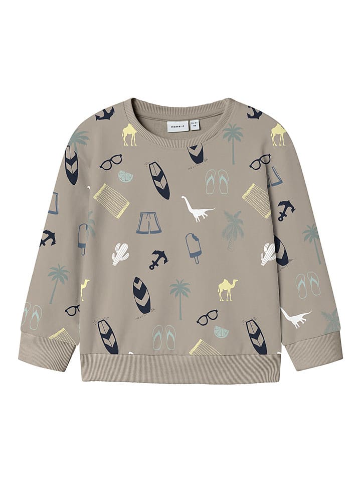 name it Sweatshirt "Jerome" in Hellbraun - 104