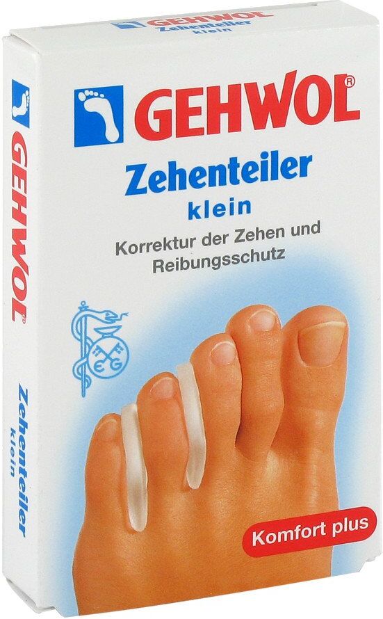 Gehwol Polymer Gel Zehen Teiler klein 3stk