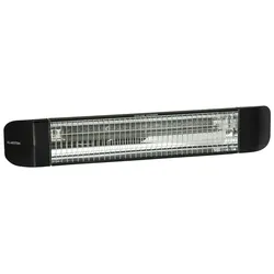 Blumfeldt Smartwave Infrarot-Heizstrahler Carbonröhre 2400W WiFi Appsteuerung Schwarz