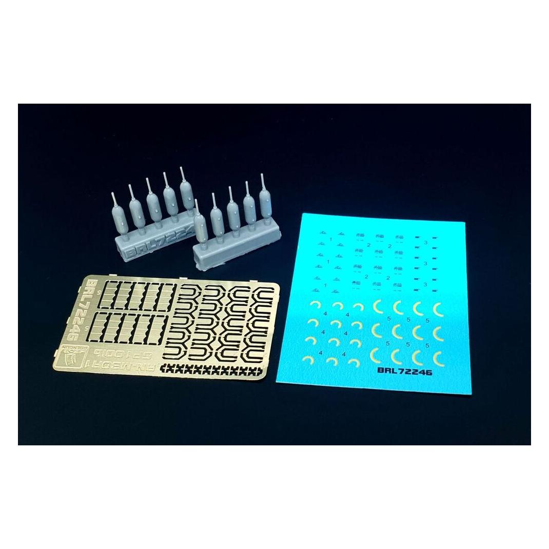 Brengun US GP 100lb AN-M30A1 bombs (10pcs) (BRL72246)