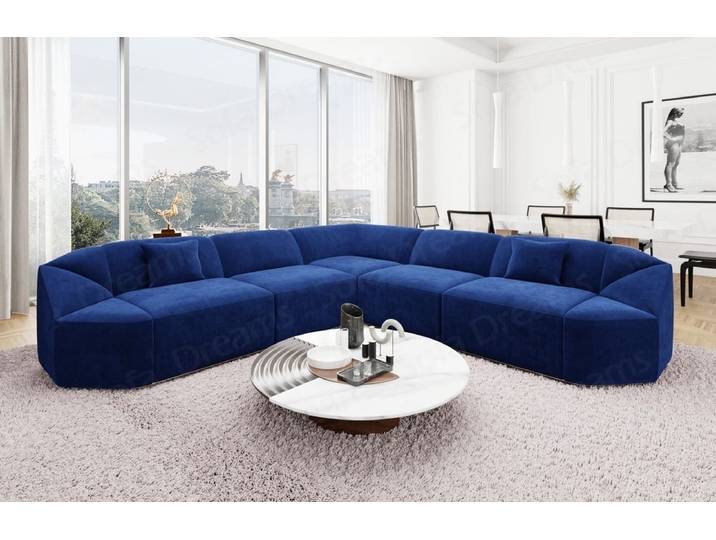 Stoff Ecksofa Cabrera L-Form