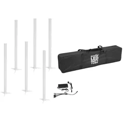 EUROLITE Set 6x AKKU LED Party Tube IR + Ladenetzteil + Soft-Bag