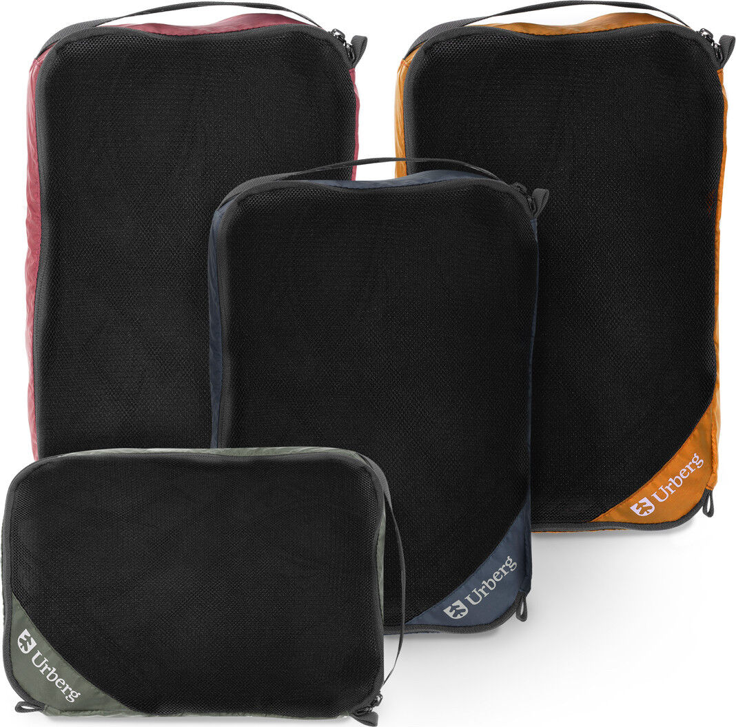 Urberg Packing Cube Mesh 4-Pack Multi Color OneSize