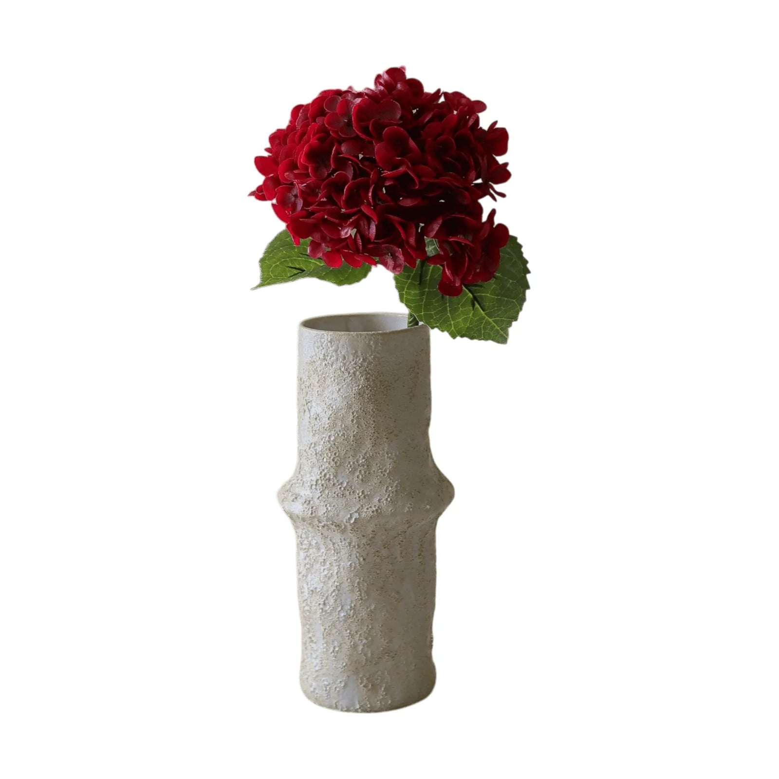 Botané kunstbloem hortensia, rood, 51 cm