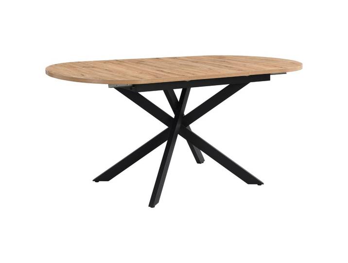 Esstisch ausziehbar Ezra 120-160x90 cm Wildeiche Dekor