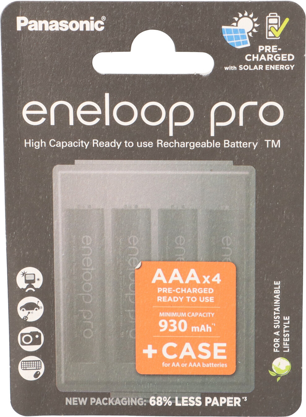 Eneloop Pro Micro-accu BK-4HCDEC4BE Ni-MH 1,2 V 930 mAh - 4 stuks