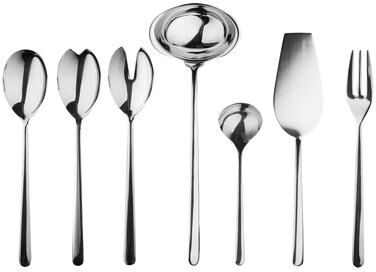 Mepra Stainless Steel 7-piece Linea Full Serving Set
