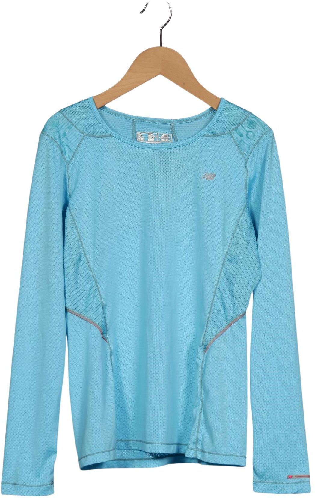 New Balance Damen Langarmshirt, Hellblau, Gr. L, Synthetik - Second Hand