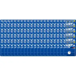 Varta CR1220 Lithium Knopfzellen 3V 1er-Blister – 100er-Pack