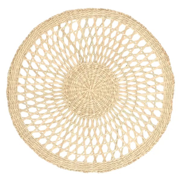 Dille & Kamille Placemat rond van zeegras Ø 38 cm
