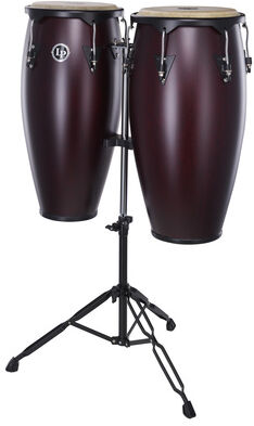 "LP LP647NY-DW 11""+12"" Conga Set Dark Wood"