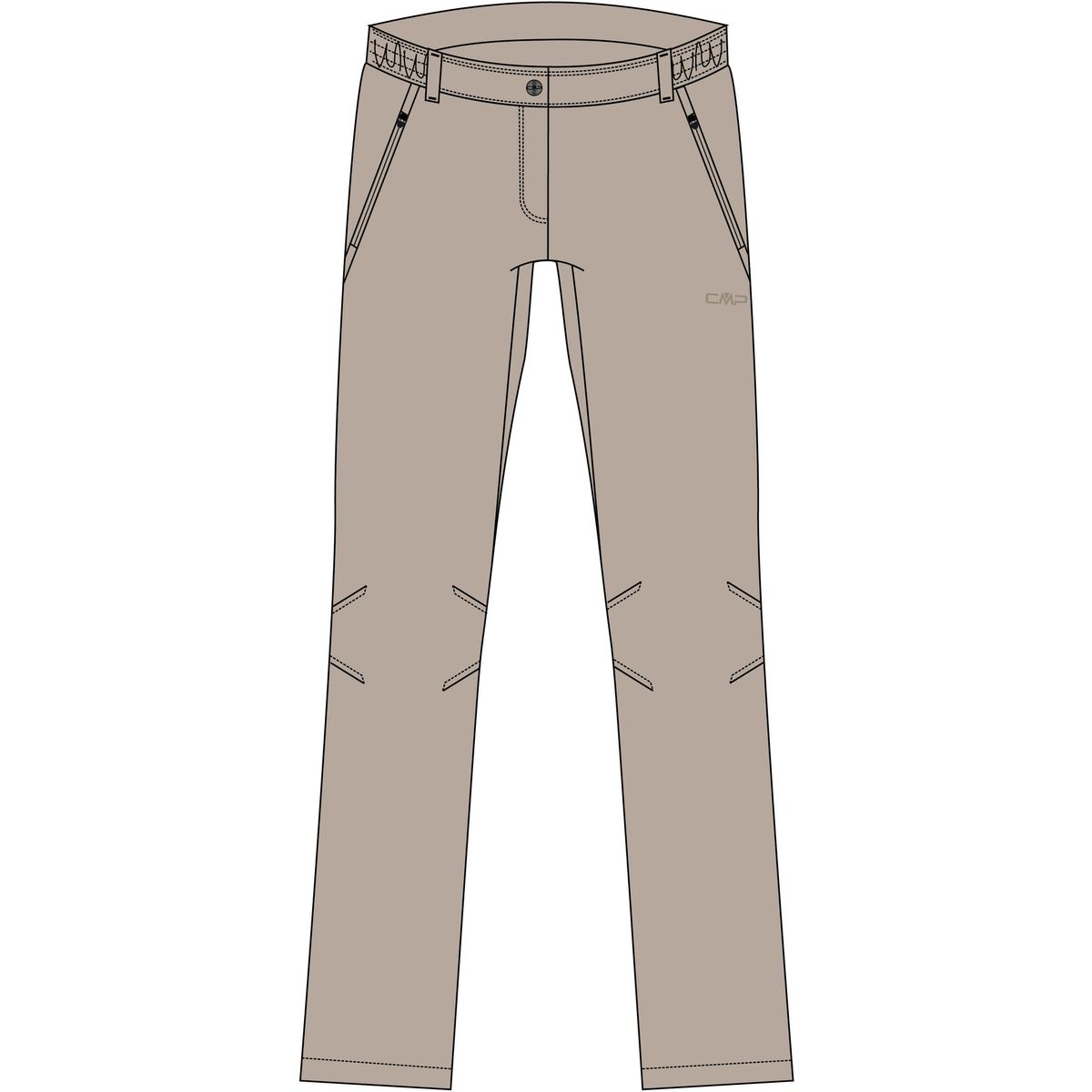 CMP Woman Long Pant sabbia (P605) 36 32T7426-P605-36