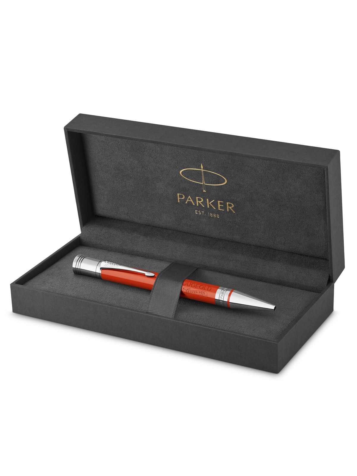Parker Duofold Classic Kugelschreiber in Big Red Vintage | mittlere Schreibspitze | schwarze Tinte
