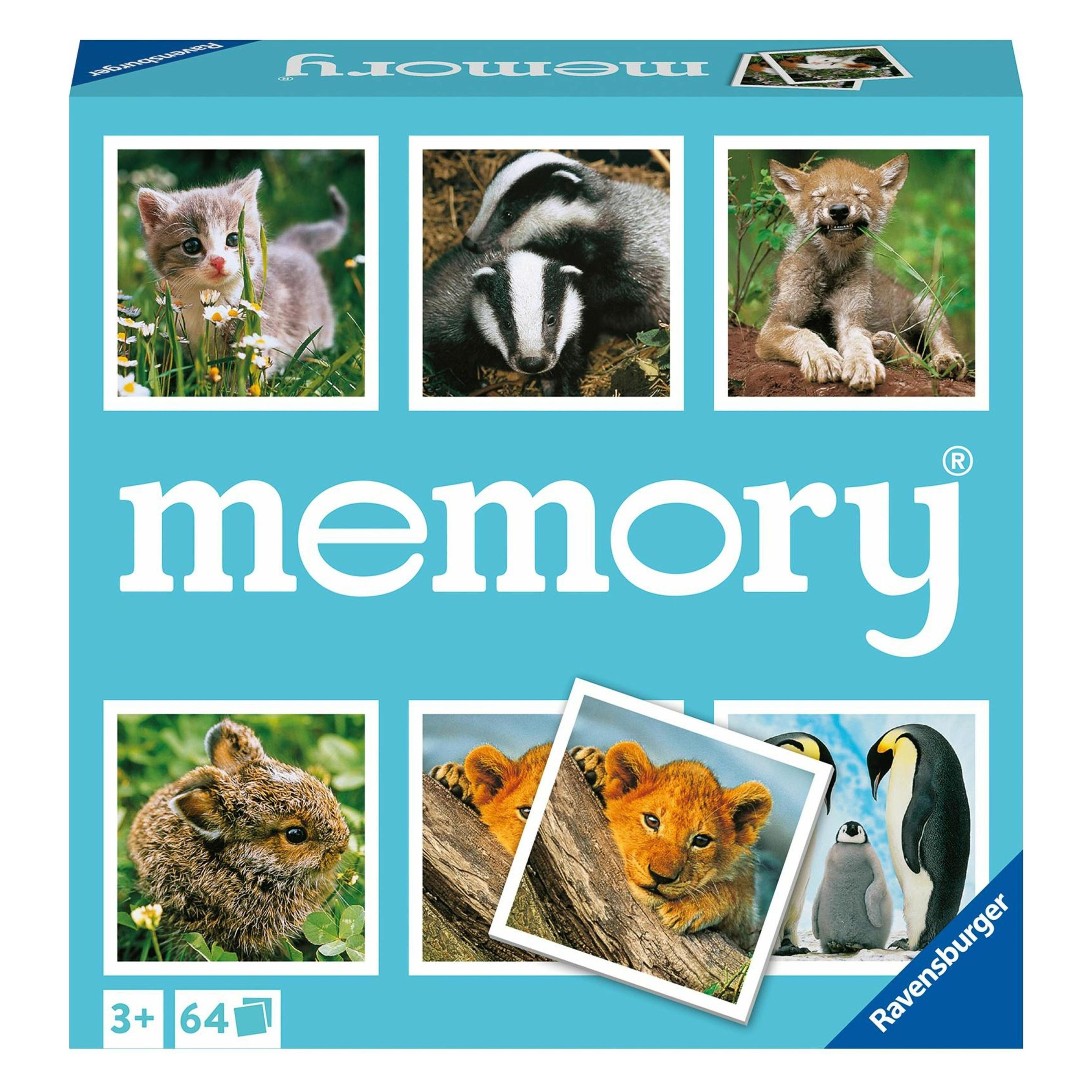 Ravensburger Memory Tierkinder (Französisch, 2 - 8 Spieler) (20879)