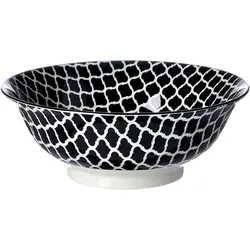 Ritzenhoff & Breker Schale Takeo Swing Ø 21 cm Porzellan Schwarz