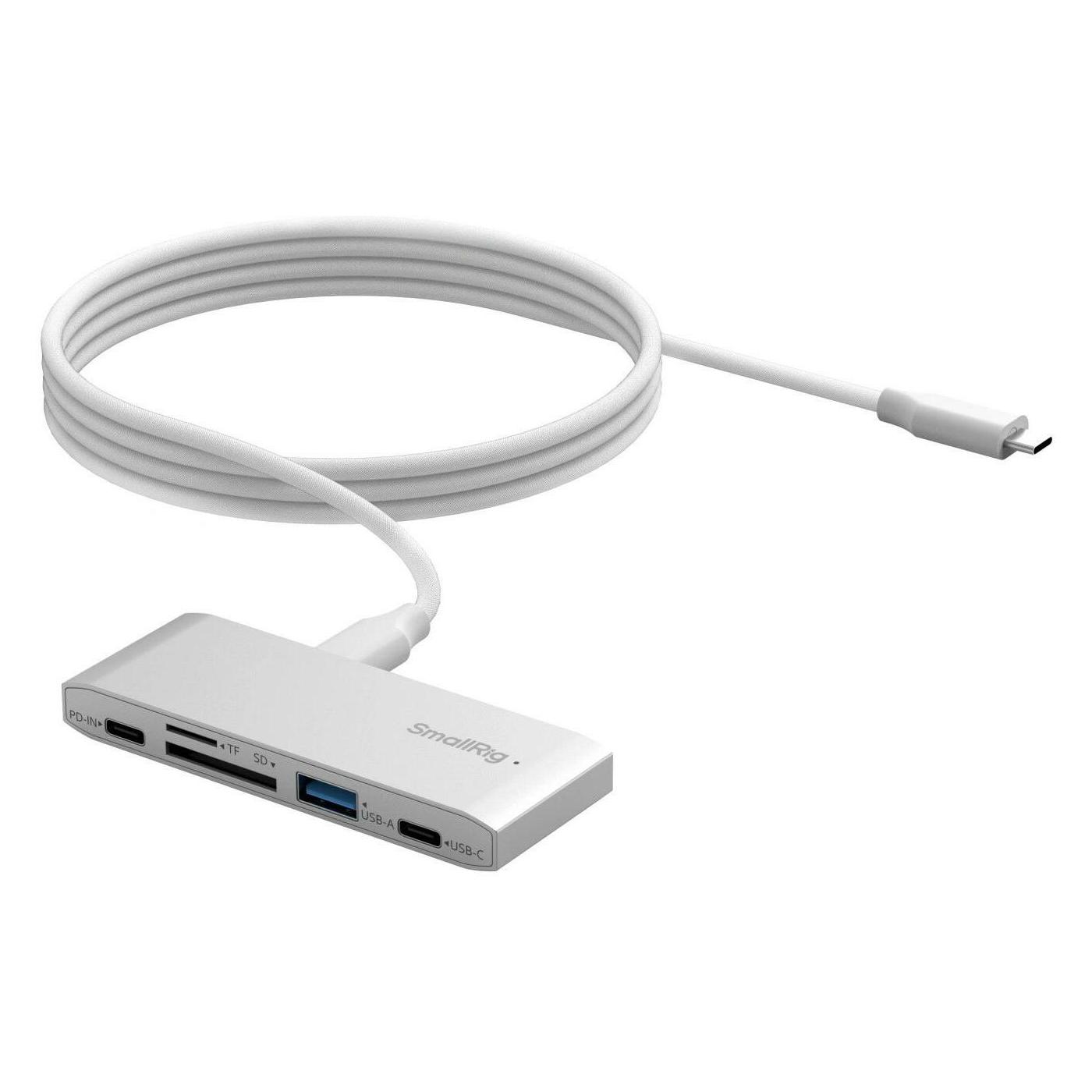 SmallRig 5-in-1 Memory Card Reader for Travel Photography 4746 (USB-C) (4746)