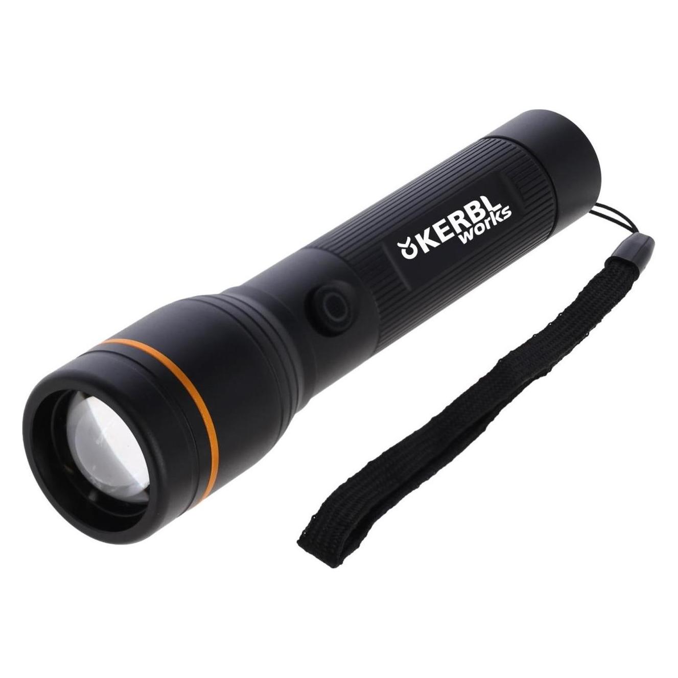 Kerbl LED Taschenlampe ProFire 1 800 wiederaufladbar, 1800 Lumen, 4,0 Ah (1800 lm) (345625)