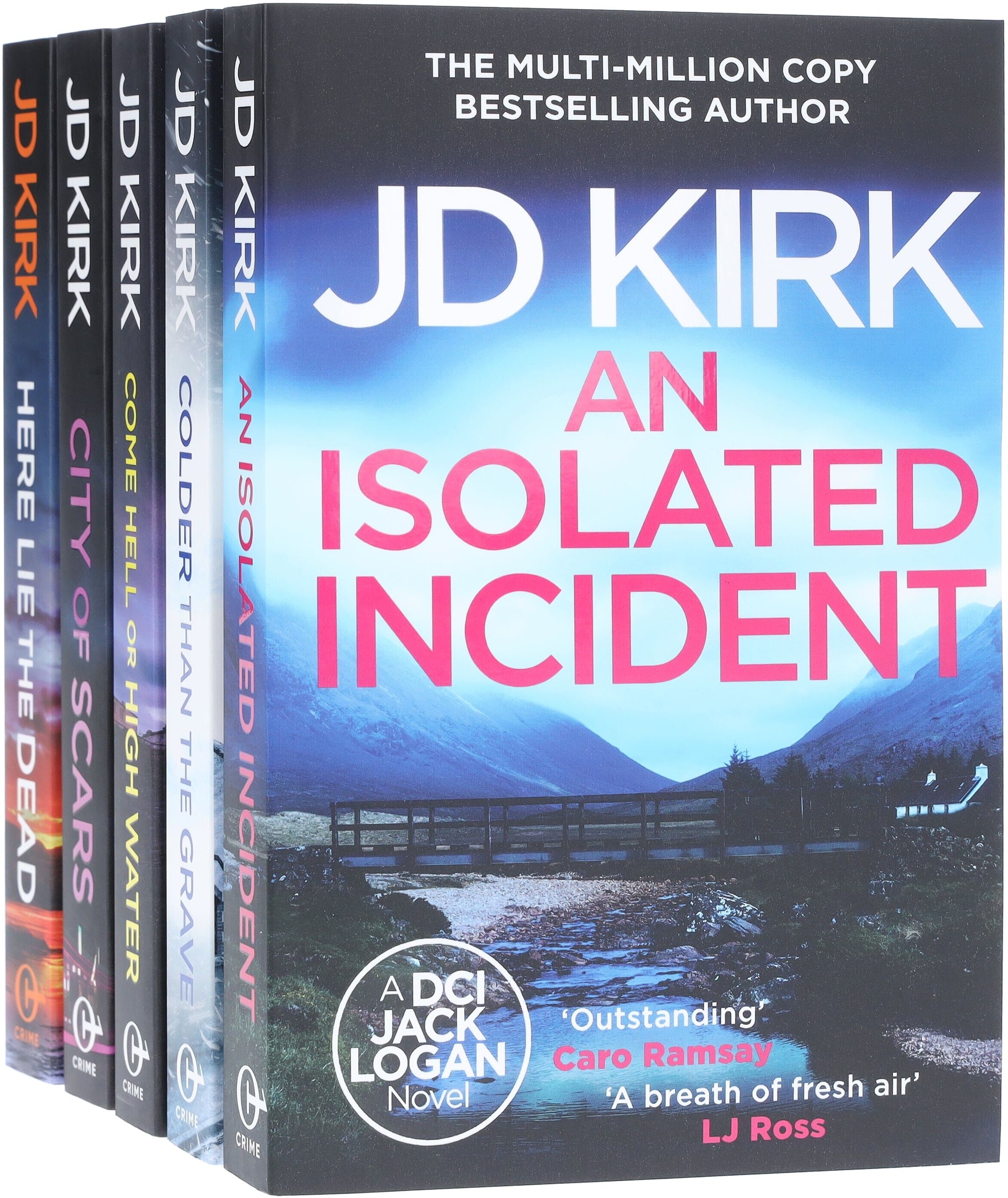 DCI Logan Crime Thrillers (Book 11-15) by JD Kirk 5 Books Collection Set - Fiction - Paperback Canelo