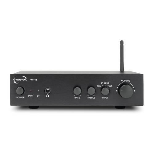 Dynavox VP-40 Stereo-Verstärker 2 x 20W Schwarz Bluetooth