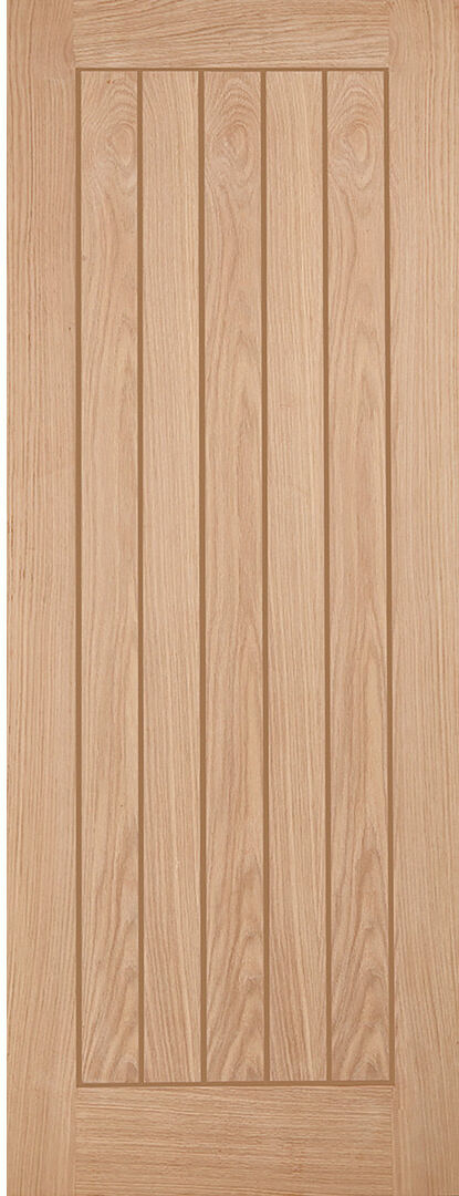 LPD Doors Belize Unfinished Oak Internal Door Oak 198cm H x 76.2cm W x 3.5cm D