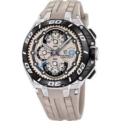 Festina F20755/2 Herren-Chronograph Chrono Bike Silikon Sandfarben