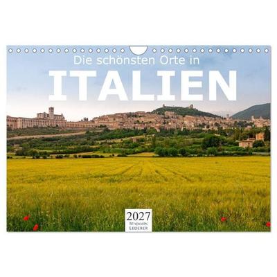 Die schönsten Orte in Italien. (Wandkalender 2027 DIN A4 quer), CALVENDO Monatskalender