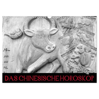 Das Chinesische Horoskop / Geburtstagskalender (Wandkalender 2026 DIN A3 quer), CALVENDO Monatskalender