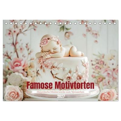 Famose Motivtorten (Tischkalender 2027 DIN A5 quer), CALVENDO Monatskalender