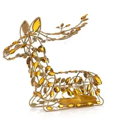 LUMIDA Xmas LED-Dekoreh Juwelen-Design 6h-Timerfunktion Höhe ca. 35cm