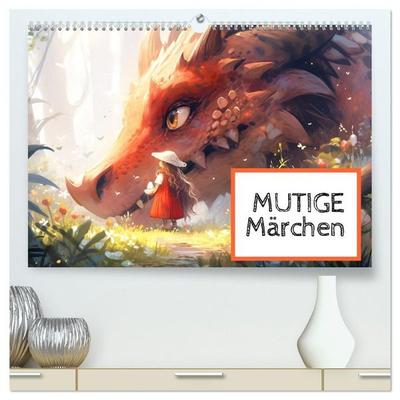 Mutige Märchen (hochwertiger Premium Wandkalender 2027 DIN A2 quer), Kunstdruck in Hochglanz