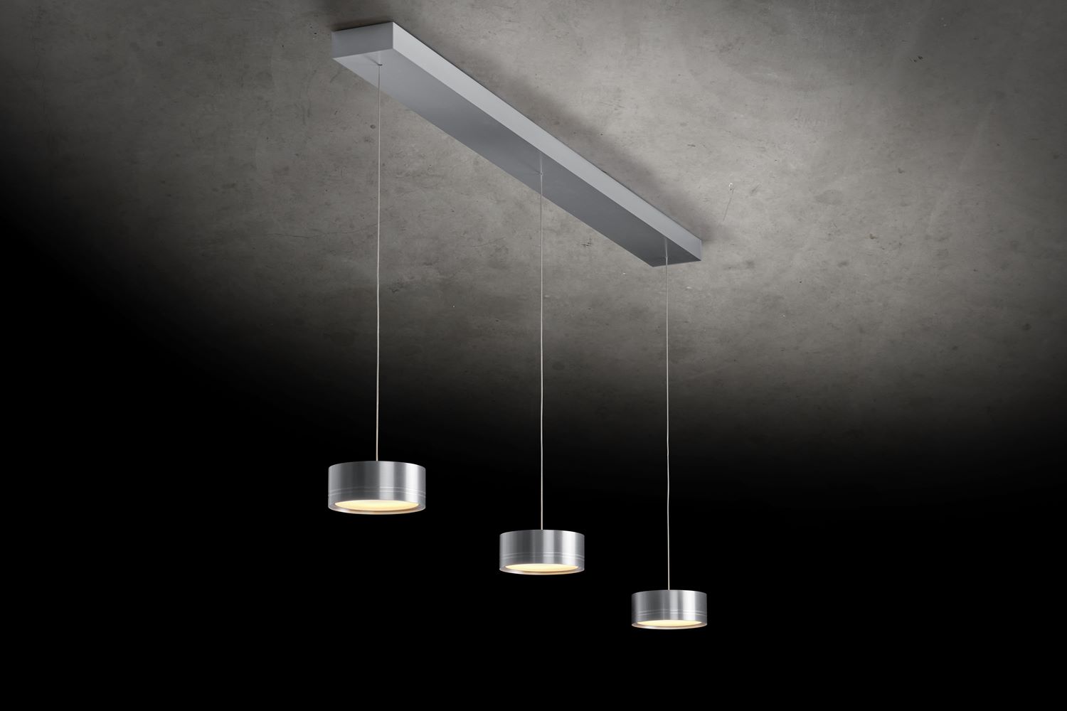 Holtkötter LED-Pendelleuchte FAVOR aluminium 2053-3-79 4251322700680