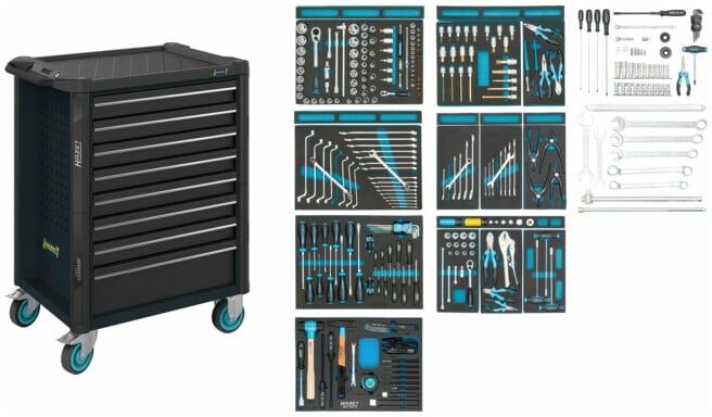 Servante d’atelier Servante d'atelier 179N-8-RAL7021/300 HAZET (179N-8-RAL7021/300)