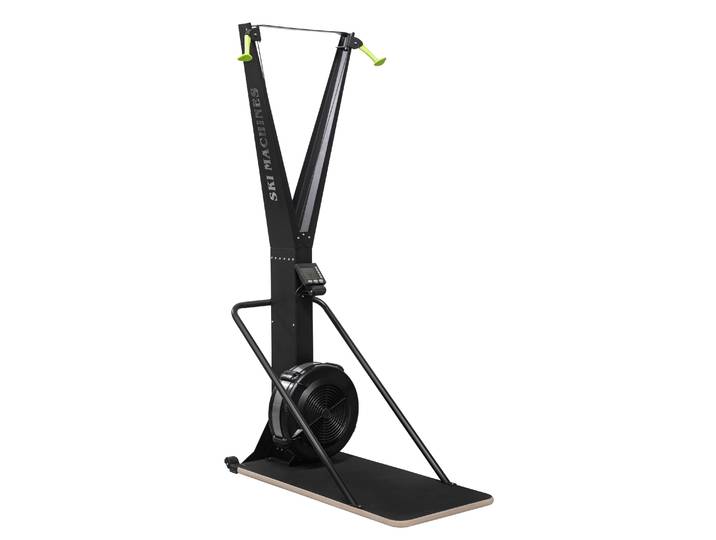 Ski-Ergometer Stahl 214 cm schwarz