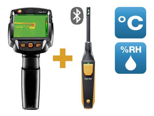 Testo 871s Baudiagnose-Set Wärmebildkamera -30 bis +650°C 240 x 180 Pixel 9Hz