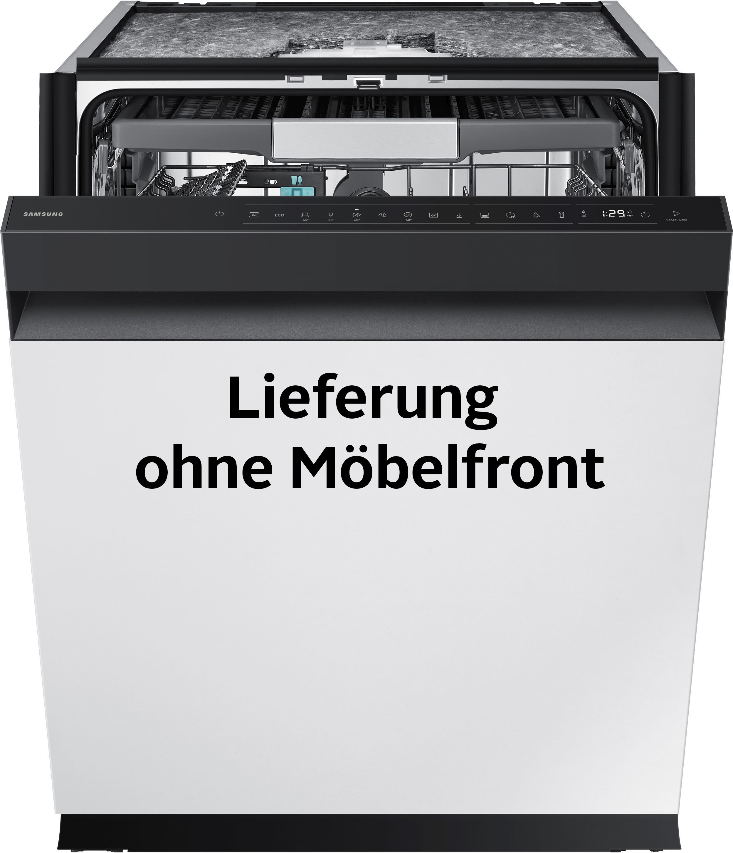 Samsung teilintegrierbarer Geschirrspüler "DW80H77S3SFU1", Energieeffizienz: A, weiß, Geschirrspüler, teilintegrierbarer Geschirrspüler