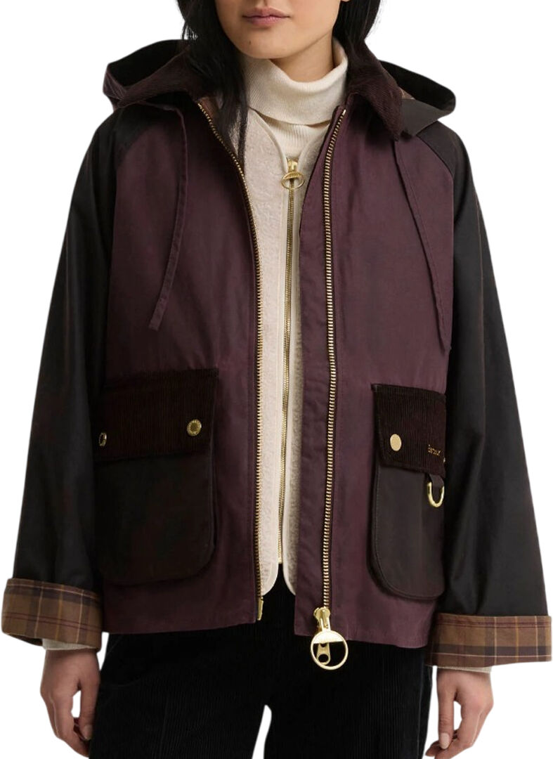 Barbour GIUBBINO CARVILLE WAX donna rustic LWX1578 10
