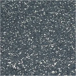 TRENDY SPORT Bodenmatte Rubber Flooring Segura 1000 schwarz/weiß 2,0 cm
