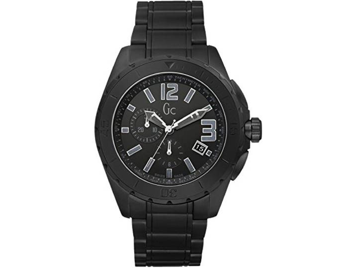 Montre Homme Guess (Ø 45 mm) (Ø 45 mm), zwart/zwart, armband