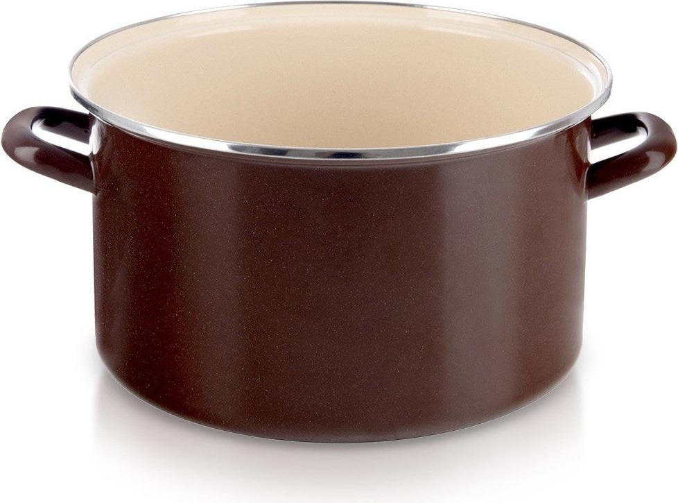 Orion Bruine geëmailleerde pan, 32 cm, 11,5 liter