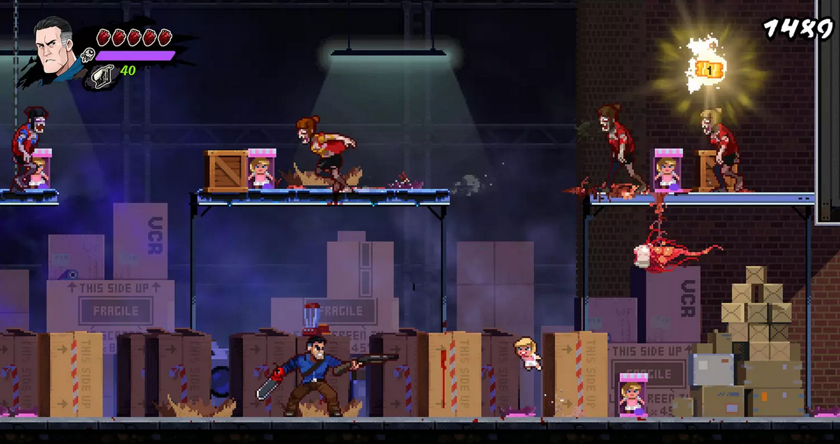 Halloween and Ash vs Evil Dead Retro Realms Double Feature PS5 (Käytetty)