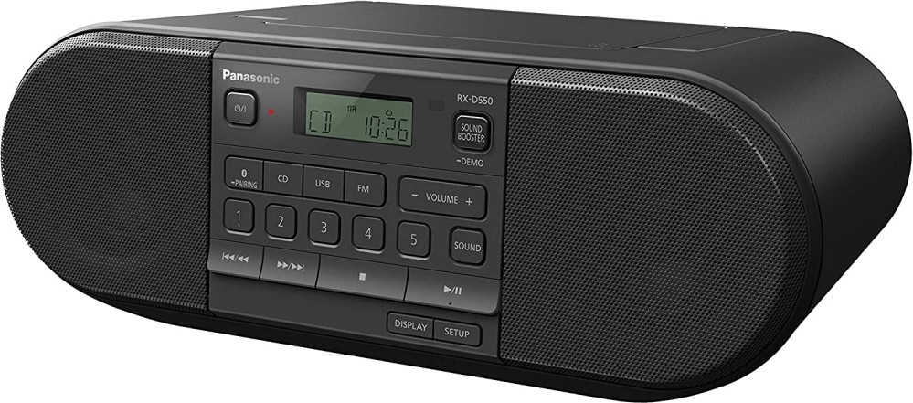 Panasonic RX-D550E-K Micro HiFi-systeem, zwart