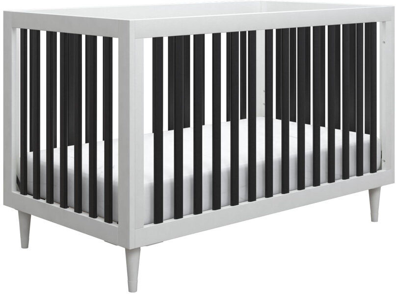 Harriet Bee Alison Cot Bed Black/White Standard