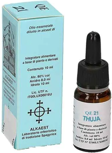 ALKAEST Srl Alkaest, Quintessenza QE21 Thuja Gocce, 10 ml