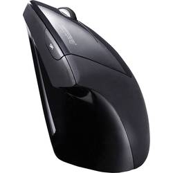 Perixx Vertikal Perimice-513 Ergonomische Maus USB Optisch Schwarz 6 Tasten 1600 dpi Ergonomisch 11168