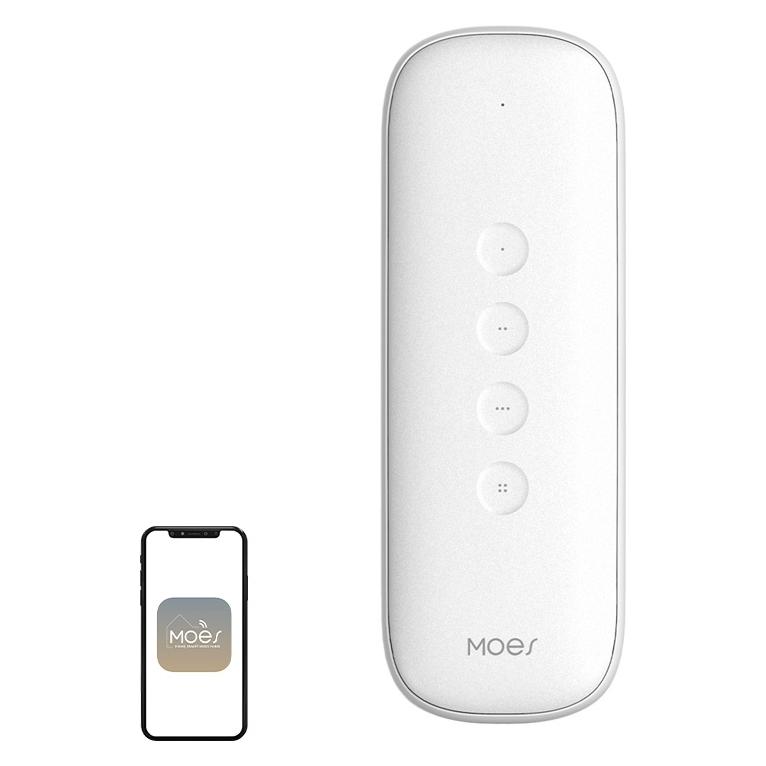 Moes ZR-SR-R01-WH ZigBee-Szenenschalter, IP55 (weiss) (ZR-SR-R01-WH-MS)